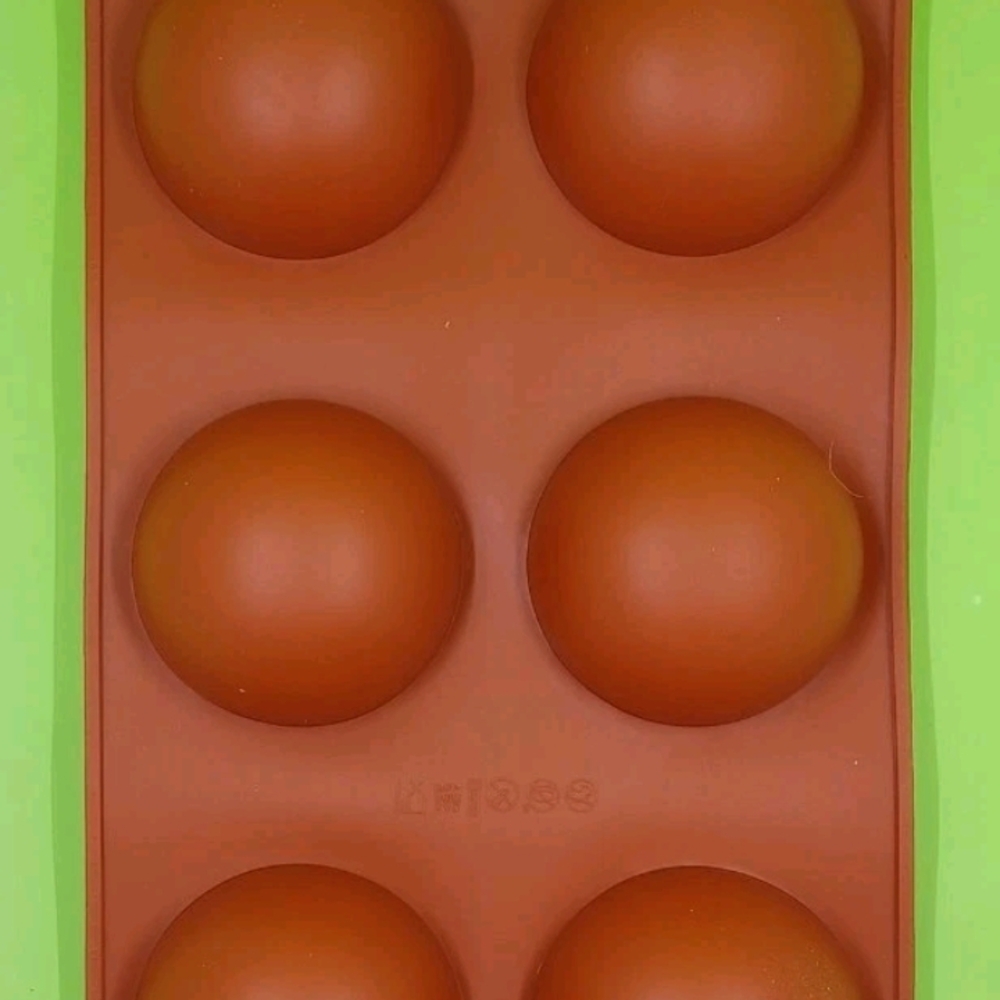 3 Pack Half Sphere Ball Silicone Cake Mold 6 Hole Muffin Chocolate Baking Mold
